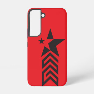 Funda Para Samsung Galaxy S22 Estrella Geométrica Negra Audaz