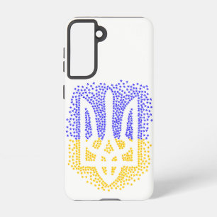 Funda Para Samsung Galaxy S21 Estrellas de tridente de heraldry de Ucrania