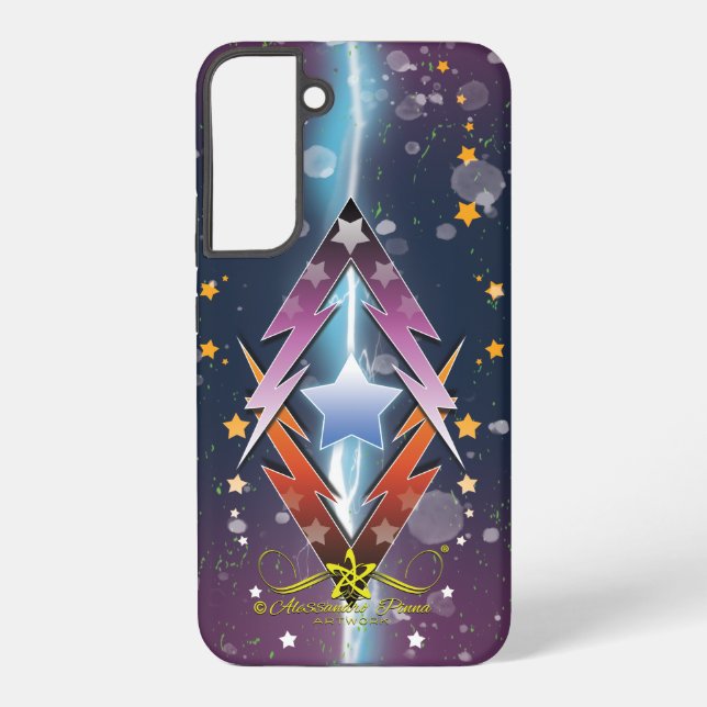 Funda Para Samsung Galaxy Estrellas de trueno (Reverso )