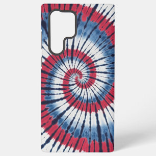Funda Para Samsung Galaxy S22 Ultra Estrellas y Franjas Espirales Patrióticas