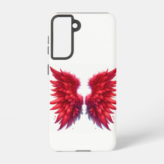 Funda Para Samsung Galaxy S21 Estuche de teléfono color de agua del ala roja