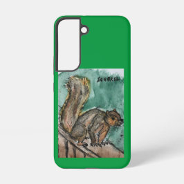Funda Para Samsung Galaxy S22 Estuche de teléfono con una imagen de una ardilla