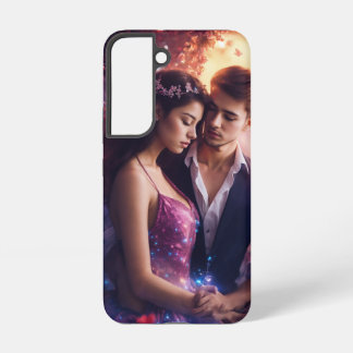 Funda Para Samsung Galaxy S22 Estuche de teléfono de arte de pareja romántica