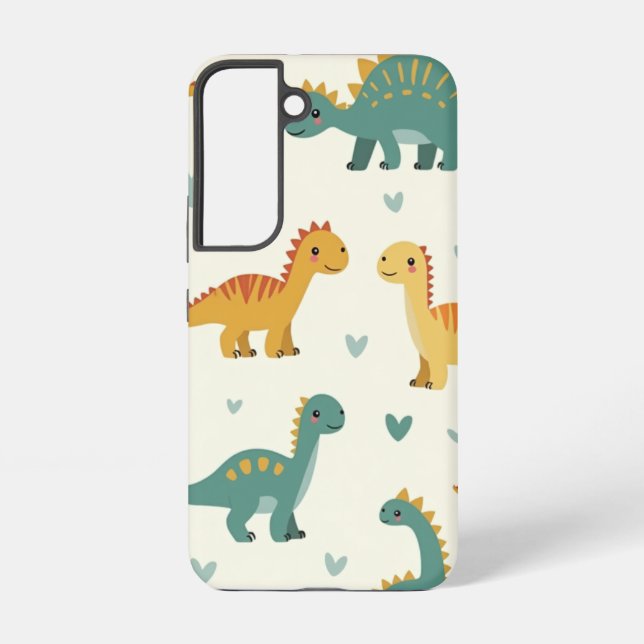 Funda Para Samsung Galaxy Estuche de teléfono de Dinosaur (Reverso )