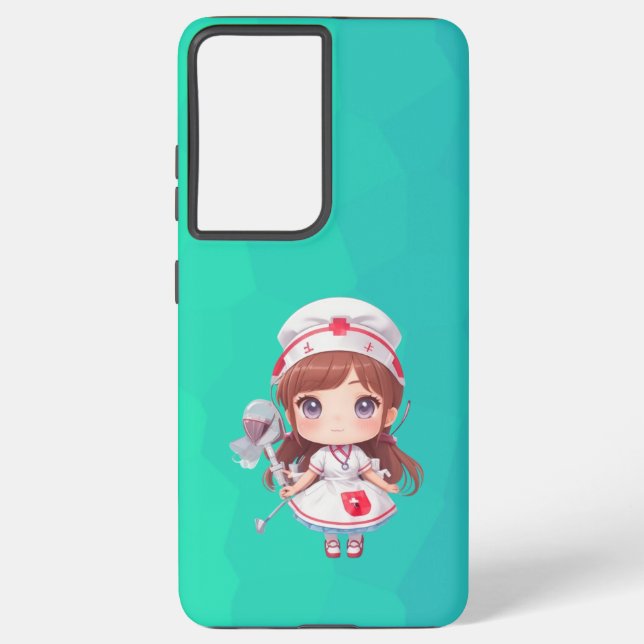 Funda Para Samsung Galaxy Estuche de teléfono de enfermera independiente (Reverso )