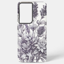Estuche de teléfono de flor