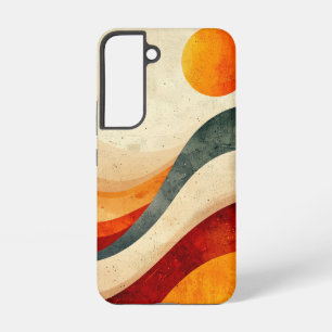 Funda Para Samsung Galaxy S22 Estuche de teléfono de ondas de calor rodante