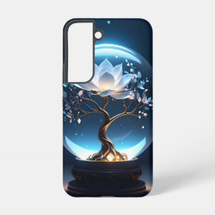 Funda Para Samsung Galaxy S22 Estuche de teléfono duro de Lotus Globe pacífico