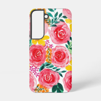 Funda Para Samsung Galaxy S22 Estuche de teléfono floral