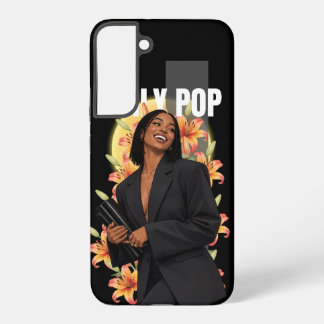 Funda Para Samsung Galaxy S22+ Estuche de teléfono negro de moda femenina pop