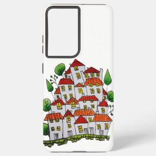 Funda Para Samsung Galaxy S21 Ultra Estuche de teléfono S21 Ultra (Doodle - dibujado a