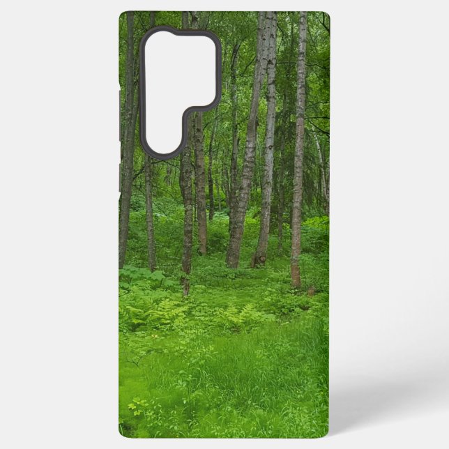 Funda Para Samsung Galaxy Estuche de teléfono Serene Green Forest Samsung (Reverso )