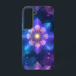 Funda Para Samsung Galaxy S22 Estuche Ethereal Cosmic Lotus Glow Phone<br><div class="desc">Envuelve tu teléfono con belleza cósmica con este estuche de teléfono etéreo con flores de loto resplandecientes colocadas sobre un impresionante fondo de espacio estrellado. Los tonos vivos de morado y azul se mezclan con las estrellas brillantes y la nebulosa suave, creando un diseño que evoca la espiritualidad, la paz...</div>