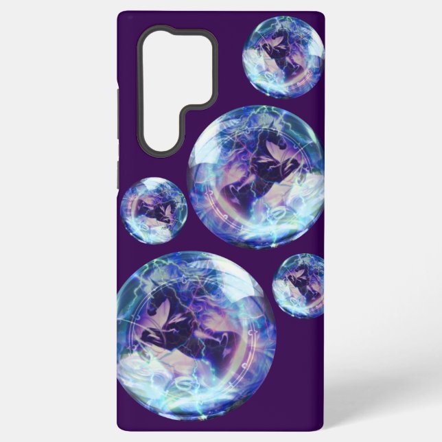 Funda Para Samsung Galaxy Estuche Galaxy S22 Ultra Purple Phone (Reverso )