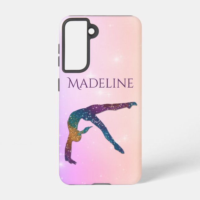 Funda Para Samsung Galaxy Estuche Gymnastics para teléfono celular con el no (Reverso )