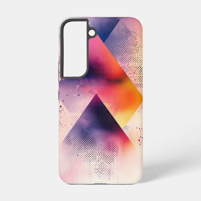 Funda Para Samsung Galaxy Estuche Neon Geometry Phone (Reverso )