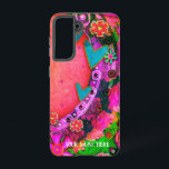 Funda Para Samsung Galaxy S21 Estuche para iPhone de "Corazones y Flores" Inespi<br><div class="desc">Este alegre y colorido estuche de celulares Inespirivity será la adición perfecta a tu teléfono. La diversión, las flores brillantes, los remolinos y los corazones son perfectos para adolescentes o adultos, y el nombre/palabra funda personalizado nunca se volverá a dejar de lado. Para ver más de mi arte inspirador diario,...</div>