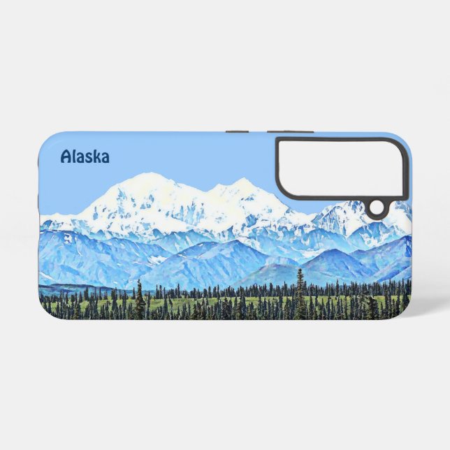 Funda Para Samsung Galaxy Estuche para iPhone de Denali (Mt. McKinley) Otter (Reverso Horizontal)