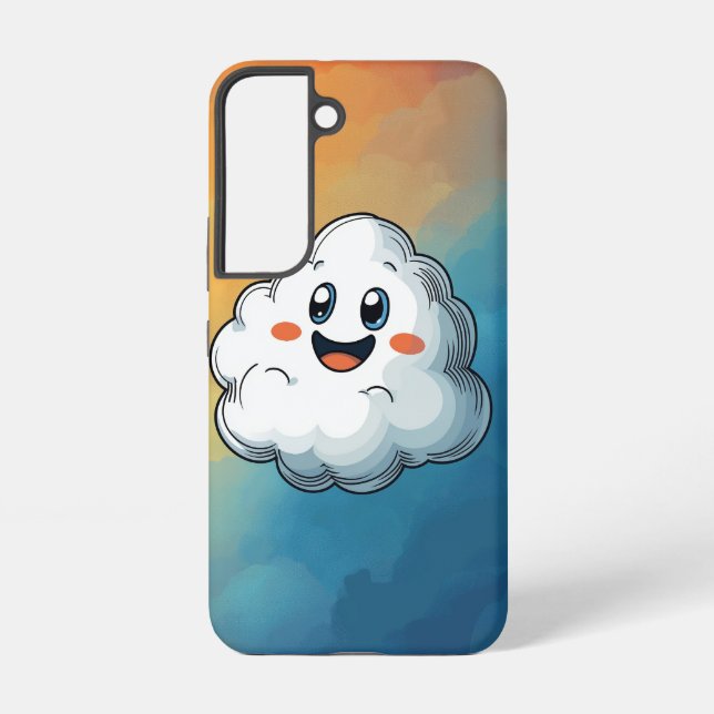 Funda Para Samsung Galaxy Estuche para teléfono de nube feliz (Reverso )