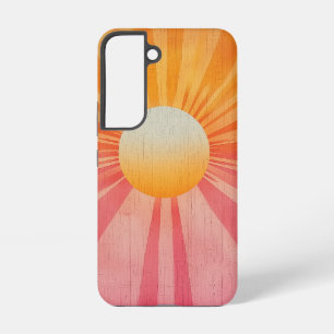 Funda Para Samsung Galaxy S22 Estuche para teléfono de radio de Peach