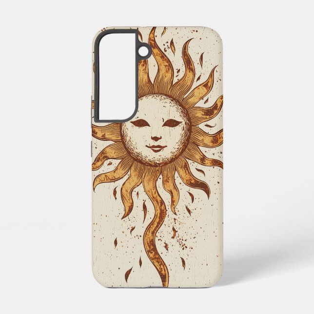 Funda Para Samsung Galaxy Estuche para teléfono de sol radiante (Reverso )