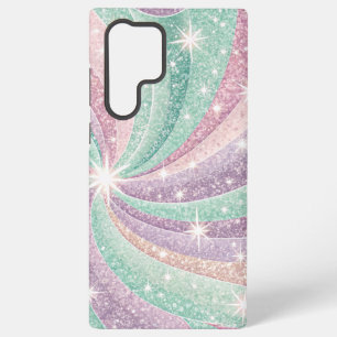 Funda Para Samsung Galaxy S22 Ultra Estuche para teléfono móvil del purpurina Pastel