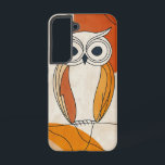 Funda Para Samsung Galaxy S22 Estuche para teléfono Wise Gaze Owl<br><div class="desc">Con ojos amplios y curiosos y tonos cálidos de tierra,  este diseño abstracto de búho añade una energía divertida pero sabia a tu teléfono.</div>
