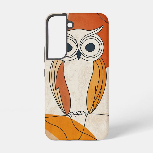 Funda Para Samsung Galaxy Estuche para teléfono Wise Gaze Owl (Reverso )
