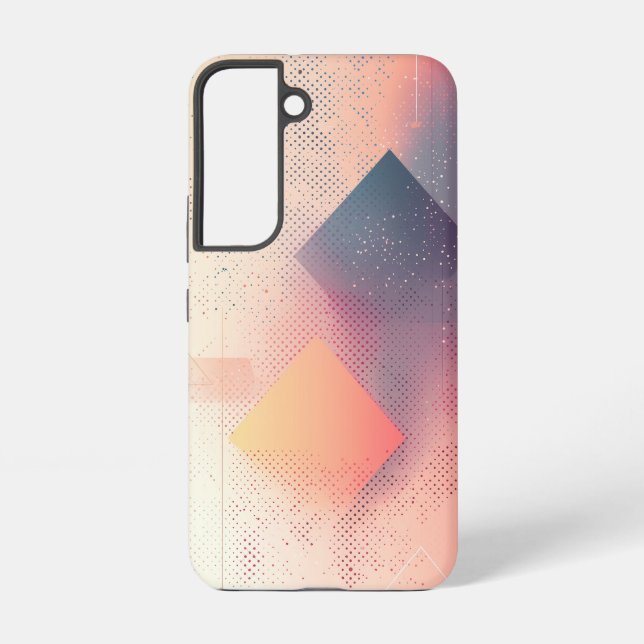 Funda Para Samsung Galaxy Estuche Rubor Geometrics Phone (Reverso )