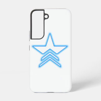 Funda Para Samsung Galaxy S22 Estuche Samsung Commander Estrella Azul Brillante