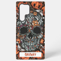 Estuche Skull & Pumpkin S22 Phone