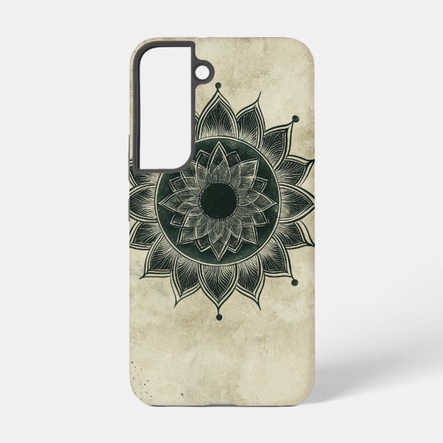 Funda Para Samsung Galaxy Estuche Sun Mandala Roots Phone (Reverso )