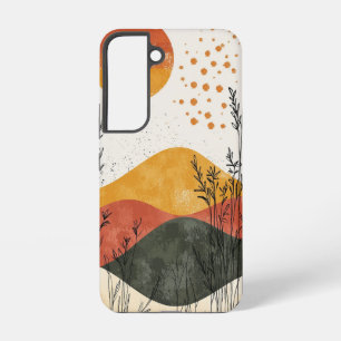 Funda Para Samsung Galaxy S22 Estuche Sunset Meadow Phone