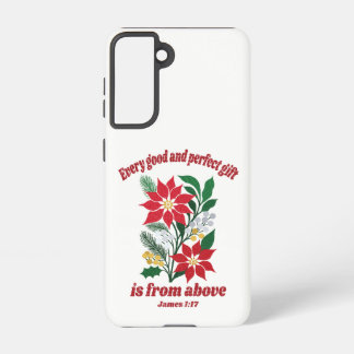 Funda Para Samsung Galaxy S21 Every Good and Perfect Gift – James 1:17 Christmas