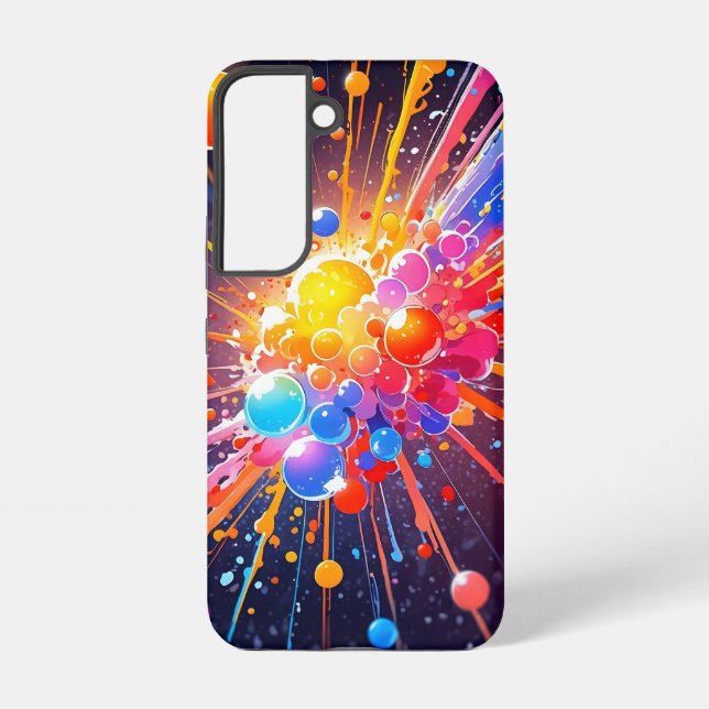 Funda Para Samsung Galaxy Explosión colorida (Reverso )