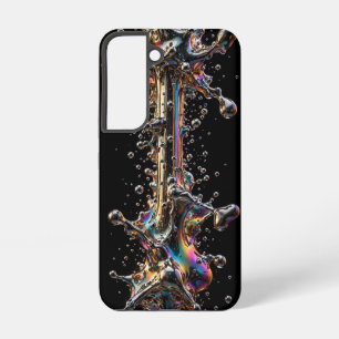 Funda Para Samsung Galaxy S22 Explosión de cromo líquido ultra estrecho