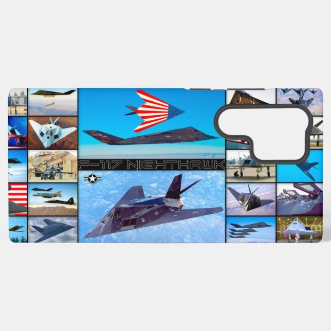 Funda Para Samsung Galaxy F-117 NIGHTHAWK "MONTaje" (Reverso Horizontal)
