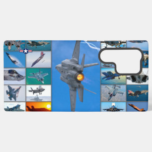 FUNDA PARA SAMSUNG GALAXY S22 ULTRA F-35 LUCES II "MONTAJE"