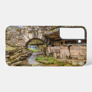 Funda Para Samsung Galaxy S22+ Falla de agua de Ozarks debajo del puente de Samsu