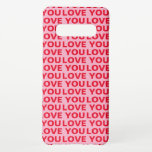 Funda Para Samsung Galaxy S10  Fancy Romantic Red & Pink Love You Pattern<br><div class="desc">Fancy Romantic Red & Pink Love You Pattern</div>