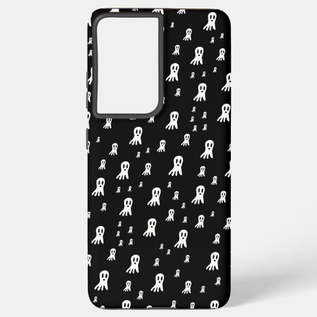 Funda Para Samsung Galaxy Fantasmas oscuros de Halloween (Reverso )