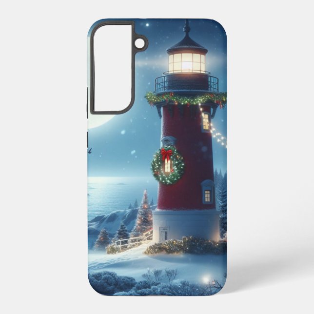 Funda Para Samsung Galaxy Faro de Navidades náuticos (Reverso )