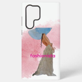 Funda Para Samsung Galaxy S22 Ultra Fashionista Latina con Trenza Larga