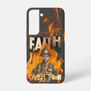 Funda Para Samsung Galaxy S22 Fe por miedo, bombero, fe cristiana