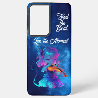 Funda Para Samsung Galaxy S21 Ultra Feel the Beat, Live the Moment