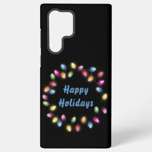 Funda Para Samsung Galaxy S22 Ultra Felices fiestas Navidades coloridos y festivos