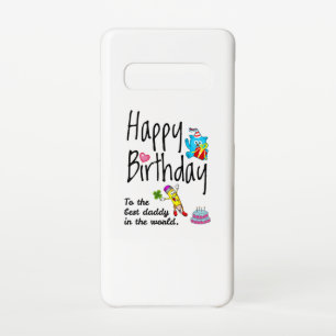 Funda Para Samsung Galaxy S10 Feliz cumpleaños al mejor papá del mundo