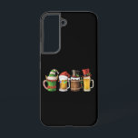 Funda Para Samsung Galaxy S22 Feliz Navidad Cervezas Bebiendo Santa Beer Lover<br><div class="desc">Cereza Cervezas navideñas bebiendo cerveza de Santa Beer Lover Xmas Luces</div>
