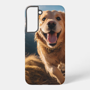 Funda Para Samsung Galaxy S22+ Feliz recuperación de oro corriendo