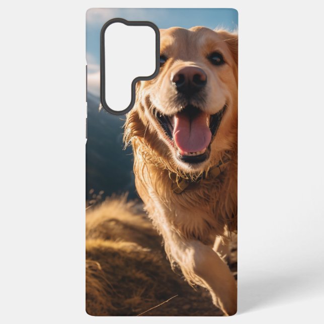 Funda Para Samsung Galaxy Feliz recuperación de oro corriendo (Reverso )